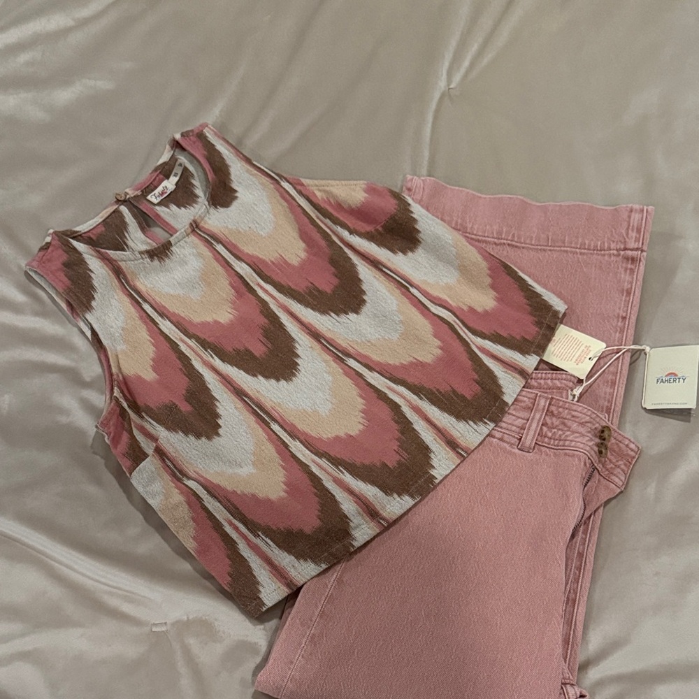 Faherty Sunbeam Sleeveless Top